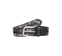 VANZETTI Cintura navy / argento Donna - PROMO - Accessori - Cinture - Cinture in pelle VANZETTI 65
