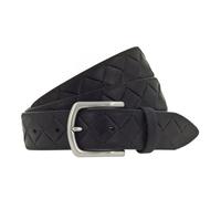 Vanzetti Cintura in pelle W100 35 mm 100 cm Nero