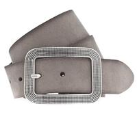 VANZETTI Donne Cintura di pelle Made in Germany grigio talpa 105