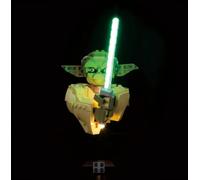 Vaodest Set di luci a LED compatibile con Lego 75438 Yoda Bust Set, design e configurazione compatibile con il modello 75438 (solo luce LED, non kit di blocchi da costruzione)