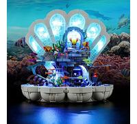 Vaodest Set di luci a LED per Lego Disney 43225 La Sirenetta Reale, design e configurazione compatibile con il modello 43225 (solo luce LED, non kit di blocchi di costruzione)