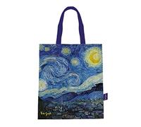 VAOFO Van Gogh 523420 Borsa in Cottone, Modello Notte Stellata