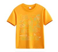 vaolkwsacz 100th Day of School Celebration for Girls and Boys Kids T-Shirt Fun Colorful Numbers Grüffelo T Shirt Girl, Colore: arancione., 6-7 Jahre