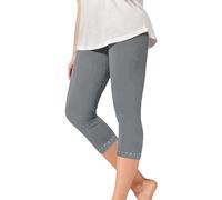 vaolkwsacz Leggings bambina con bordo in pizzo elastico vita alta per yoga corto carino da uomo leggero collant da danza 2-13 anni pigiama ragazzo 92, grigio., 6-7 Anni
