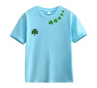 vaolkwsacz Spring and Autumn New Fashionable Cute Print Comfortable Version of The Girls Printed T Shirt Babygeschenke 1 anno, Celeste., 3-4 Jahre