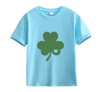 vaolkwsacz Spring and Autumn New Fashionable Cute Print Comfortable Version of The Girls Printed T Shirt First Boy, Celeste., 6-7 Jahre