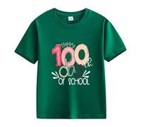 vaolkwsacz Spring and Autumn New Fashionable Cute Print Comfortable Version of The Girls Printed T Shirt Alien Shirt Girl, Ag., 12-13 Jahre