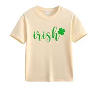 vaolkwsacz Spring and Autumn New Fashionable Cute Print Comfortable Version of The Girls Printed T Shirt Blusa da donna, beige., 10-11Years