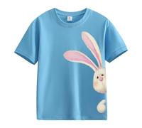vaolkwsacz Spring and Autumn New Fashionable Cute Print Comfortable Version of The Girls Stamped T Shirt Halloween T Shirt Girl, Celeste., 10-11Years