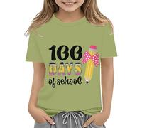 vaolkwsacz Toddler Boy Girl Summer Clothes First Day of School Shirt In My Pre School Shirt Toddler Kindergarten Shirts 1 Boy Outfit Name, Ag., 6-7 Jahre