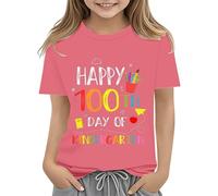 vaolkwsacz Toddler Boy Girl Summer Clothes First Day of School Shirt In My Pre School Shirt Toddler Kindergarten Shirts Blusen für Jugendweihe Mädchen, Colore: rosa., 6-7 Jahre