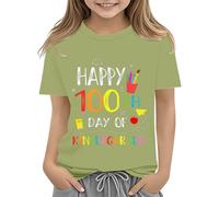 vaolkwsacz Toddler Boy Girl Summer Clothes First Day of School Shirt In My Pre School Shirt Toddler Kindergarten Shirts Blusen für Jugendweihe Mädchen, Ag., 6-7 Jahre