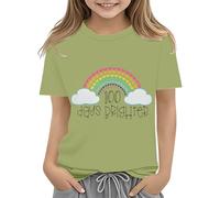 vaolkwsacz Toddler Boy Girl Summer Clothes First Day of School Shirt In My Pre School Shirt Toddler Kindergarten Shirts Shirts für Mädchen, Ag., 6-7 Jahre