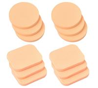 vaolmlop 12 Pezzi Spugnetta Trucco,Spugne Cosmetiche In Lattice, Morbida E Flessibile, Umido E Secco Trucco Spugna Per Il Fondamento Flawless Cosmetico, Tutti I Tipi Sensibili E Della Pelle