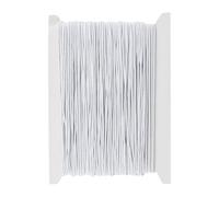 vaolmlop Filo Nylon Per Braccialetti,30m Rotolo Di Corda Di Cotone Intrecciato Da 1 Mm,Macrame Corda Per Collane Perline Gioielli Fai Da Te Artigianato Decorazioni Diy (Bianco)