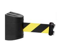 Vaotuoa Barriera di Sicurezza a Nastro Retrattile con attrazione Magnetica Black Shell, barriera di Sicurezza a Parete con attrazione Magnetica da 2/3/5/10 m(A,3M/9.8FT)