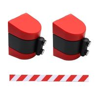 Vaotuoa Barriera di Sicurezza a Parete con Ventosa Magnetica Red Shell, barriera di Sicurezza a Nastro Retrattile con Ventosa Magnetica da 2/3/5/10 m(B,10M/32FT)