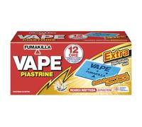 Vape, 20 Piastrine Extra, Elevata Efficacia e Rapida Azione Abbattente contro Zanzare Comuni, Tigre e Tropicali, Protezione in Ambienti Chiusi e in Luoghi all'Aperto fino a 12 Ore