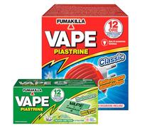Vape Diffusore Elettrico a Piastrine con 10 Piastrine + 20 Piastrine Ricarica Verdessenza Repellente Antizanzara contro Zanzare Comuni e Tigre Presidio Medico Chirurgico