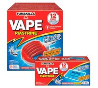 Vape Diffusore Elettrico a Piastrine con 10 Piastrine + 30 Piastrine di Ricarica Classic Repellente Antizanzara contro Zanzare Comuni e Tigre Presidio Medico Chirurgico