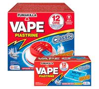 Vape Diffusore Elettrico a Piastrine con Filo e 10 Piastrine + 30 Piastrine Ricarica Classic Repellente Antizanzara contro Zanzare Comuni Tigre Presidio Medico Chirurgico