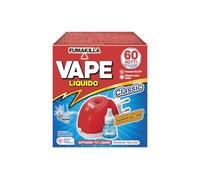 Vape Elettroemanatore Liquido Classic con Ricarica Liquida 60 Notti, Diffusore Antizanzare Certificato IMQ, Sistema Salva Bambino, Interruttore ON/OFF Luminoso, Rilascio Costante Principio Attivo