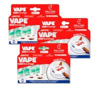 Vape Esca Scarafaggi Insetticide Disinfestazione Blatte Cimici e Scarafaggi Efficacia 3 Mesi - 3 Confezioni da 2 Esche