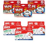 Vape Esche Insetticida Formiche + Scarafaggi - Trappole per Interno ed Esterno - Controllo Infestazioni in Casa e Spazi Aperti (3 Esca formiche + 3 Esca scarfaggi)