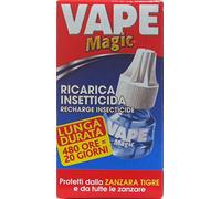 VAPE MAGIC Ricarica Insetticida Emanatore Elettrico 480 H 36 ML