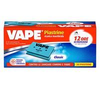 VAPE Piastrine Antizanzare Per Diff.Elettrico Classiche - 6 scatole da 30 pz