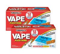 Vape Piastrine di Ricarica Antiodore per Diffusore contro Zanzare Comuni e Tigre - 2 Confezioni da 30 Piastrine