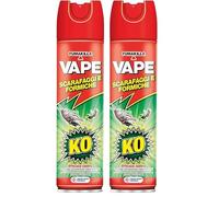 Vape, Scarafaggi e Formiche Spray, Insetticida Scarafaggi, Formiche e Altri Insetti Striscianti, Adatto per l'Uso Domestico, 400ml (Confezione da 2)