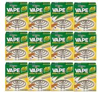 Vape Spirali Antizanzare in Carta alla Citronella Per Esterni, Resistenti E Facili Da Usare, Non Si Rompono, Lunga Durata 10 Pz (Unità)