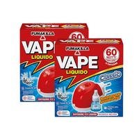 Vape Zanzare Diffusore Elettrico Classic Con Ricarica Liquida 60 Notti 30Ml (2 Unità)