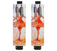 VAPOKF 2 portapenne regolabili con fascia elastica per quaderni, in pelle PU, portapenne, custodia per penne con copertina rigida, libri, agende, raccoglitori, tablet, acquerelli, ballerine