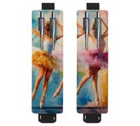 VAPOKF 2 portapenne regolabili con fascia elastica per quaderni, in pelle PU, portapenne, custodia per riviste, libri, agende, raccoglitori, tablet, ballerine per pittura a olio