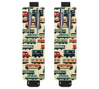 VAPOKF 2 portapenne regolabili con fascia elastica per quaderni, in pelle PU, portapenne, custodia per penne con copertina rigida, libri, agende, raccoglitori, tablet, autobus, treno, auto