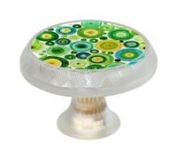 VAPOKF 4 pomelli a spirale per armadietti, con viti di 2 dimensioni, 35 mm, trasparenti, rotondi, per cassetti, armadi, porte, per cucina e cassettiera, ufficio, armadietto del bagno