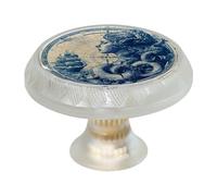 VAPOKF 4 pomelli vintage a forma di nave e sirena, con viti di 2 dimensioni, 35 mm, trasparenti, rotonde, per cassetti, armadi, porte, per cucina e cassettiera, ufficio, armadio da bagno