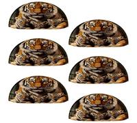 VAPOKF 6 maniglie a conchiglia per cassetti, semicircolari, utilizzate per camera da letto, cassettiera, armadio, porta della cucina, madre tigre e cuccioli