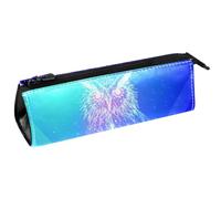 VAPOKF Astratto Gufo di Triangolo Modello Penna Sacchetto Cancelleria Sacchetto Matita Sacchetto Cosmetico Sacchetto Sacchetto di Cerniera Compatta, Multi, 5.5 ×6 ×20CM/2.2x2.4x7.9 in, Organizer per