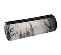 VAPOKF Astucci con stampa di Ravens on Dead Tree, in pelle PU, per penne, cancelleria per studenti, astuccio per trucchi, per donne, ragazze, ragazzi, bambini, scuola e ufficio, Multi, 20x6.3x6.3 CM