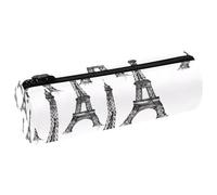 VAPOKF Astuccio con stampa Torri Eiffel di Parigi, in pelle PU, per penne, cancelleria per studenti, astuccio per trucchi, per donne, ragazze, ragazzi, bambini, scuola e ufficio, Multi, 20x6.3x6.3 CM