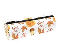 VAPOKF Astuccio con volpe mamma e bambino, in pelle PU, organizer per cancelleria per studenti, per donne, ragazze, ragazzi, bambini, scuola e ufficio, Multi, 20x6.3x6.3 CM, Astuccio