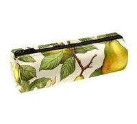 VAPOKF Astuccio in pelle PU con frutta pera, per penne, matite, monete, cosmetici, per studenti, cancelleria, scuola, lavoro, ufficio, Multi, 20x6.3cm/7.9x2.5in, Astucci per matite