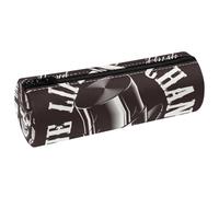 VAPOKF Astuccio in pelle vintage con teschi di gangster, portapenne, portamonete, trousse per cosmetici, per studenti, cancelleria, scuola, ufficio, Multi, 20x6.3cm/7.9x2.5in, Astuccio per matite