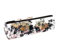 VAPOKF Astuccio per matite con gallo cinese, in pelle PU, astuccio per cancelleria per studenti, organizer per trucchi, per donne, ragazze, ragazzi, bambini, scuola e ufficio, Multi, 20x6.3x6.3 CM