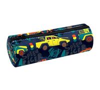 VAPOKF Astuccio per matite con pick-up e camion, in pelle PU, per studenti, cancelleria, organizer per trucchi, per donne, ragazze, ragazzi, bambini, scuola, ufficio, Multi, 20x6.3x6.3 CM, Astuccio