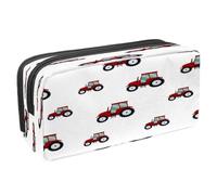 VAPOKF Astuccio per matite e penne, astuccio per cancelleria per studenti, con cerniera, per ragazzi e ragazze, materiale scolastico e ufficio, texture grunge gamepad joystick, Red Tractor Farm
