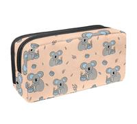 VAPOKF Astuccio per penne, astuccio per cancelleria per studenti, per ragazzi e ragazze, forniture per ufficio scolastico, motivo carino orso koala senza cuciture., Multi, 2.3x8.2x3.9in/6x21x10cm,